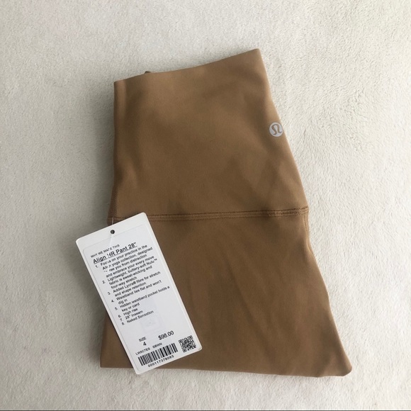 Lululemon Saddle Brown Align leggings28” EnergyBra - Picture 5 of 14